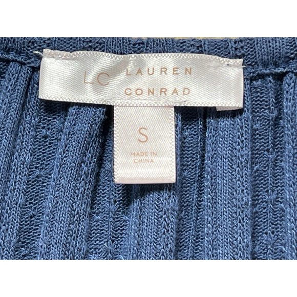 Lauren Conrad - Women's Blue Shirt Round Neckline - Small - Picture 9 of 15